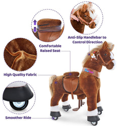 Model U® Horse Ride-On Toy Age 3–4 – Brown