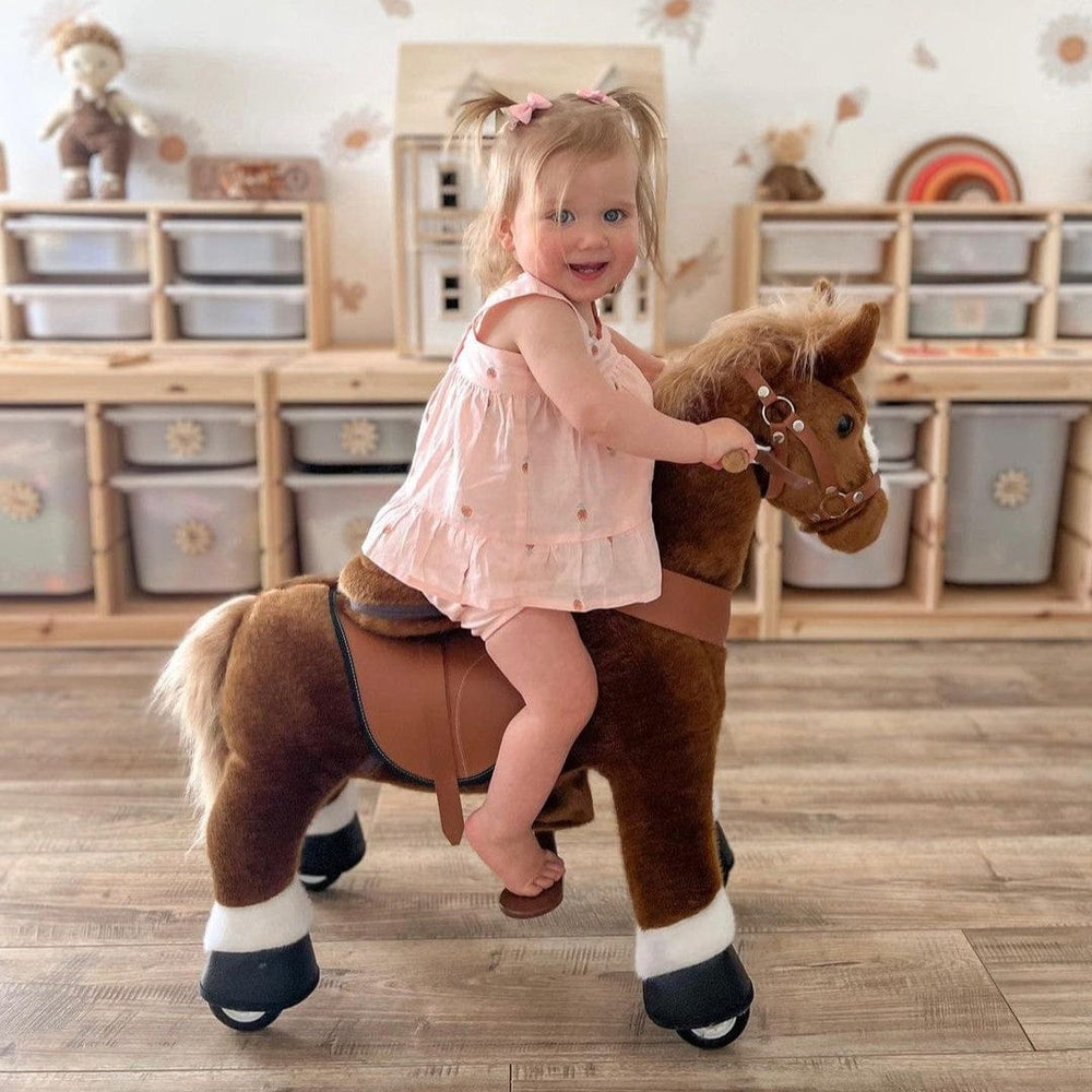 Model U Ride-On Pony Age 3-4 Brown (ONLINE ORDER ONLY)