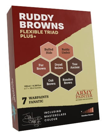 Army Painter Flexible Triad: Ruddy Browns Set (ONLINE ORDER ONLY)