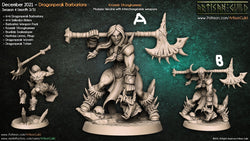 3D Printed Artisan Guild Brunilde Snakeslayer Dragonpeak Barbarians 28mm 32mm (Online Only)