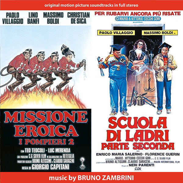 BRUNO ZAMBRINI - Missione Eroica I Pompieri 2 / Scuola Di Ladri Parte Seconda [CD] (ONLINE ORDER ONLY)