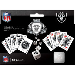 Las Vegas Raiders - 2-Pack Playing Cards & Dice Set (ONLINE ORDER ONLY)