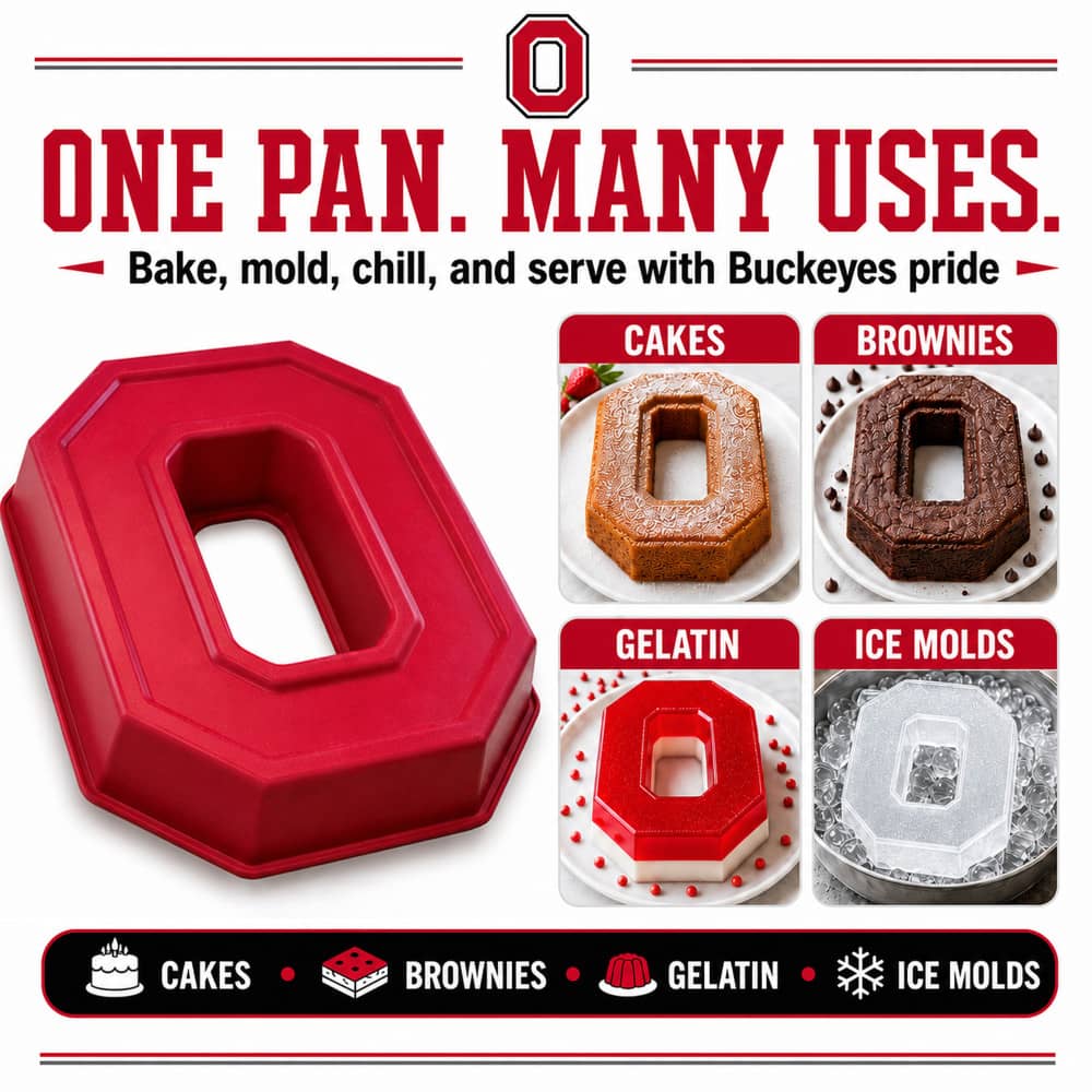 Ohio State Buckeyes Cake Pan