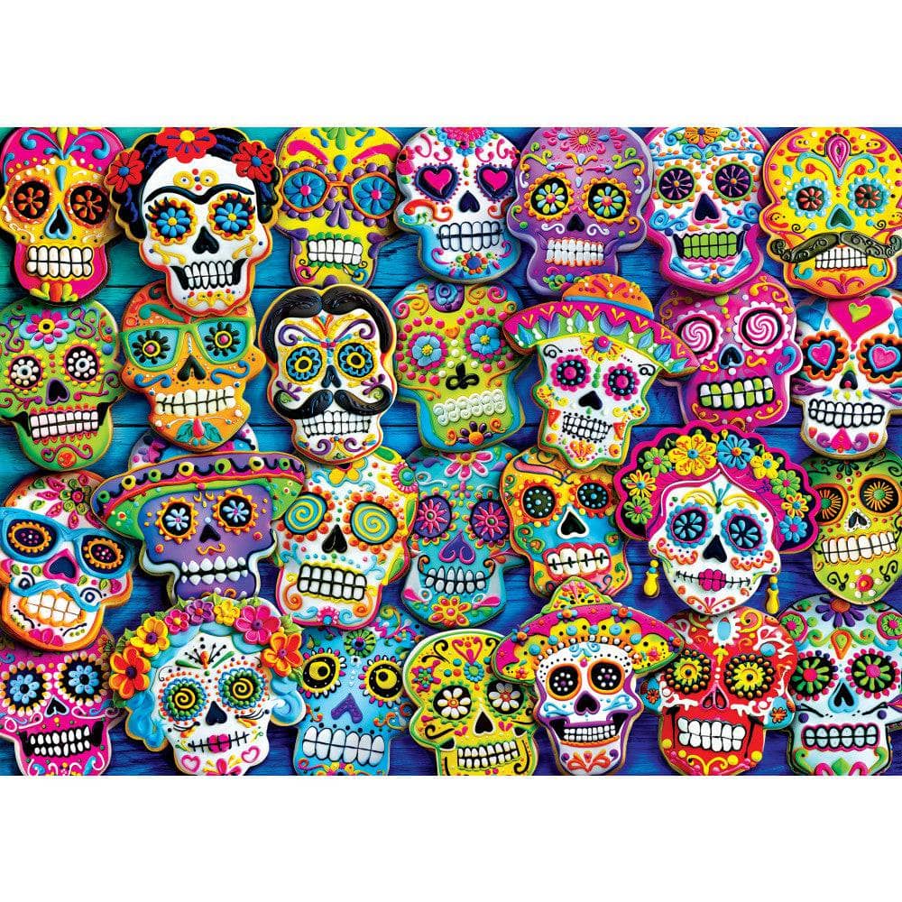 Glow in the Dark - Sugar Skull Cookies 1000 Piece Jigsaw Puzzle