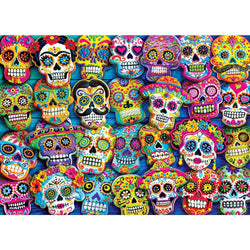 Glow in the Dark - Sugar Skull Cookies 1000 Piece Jigsaw Puzzle