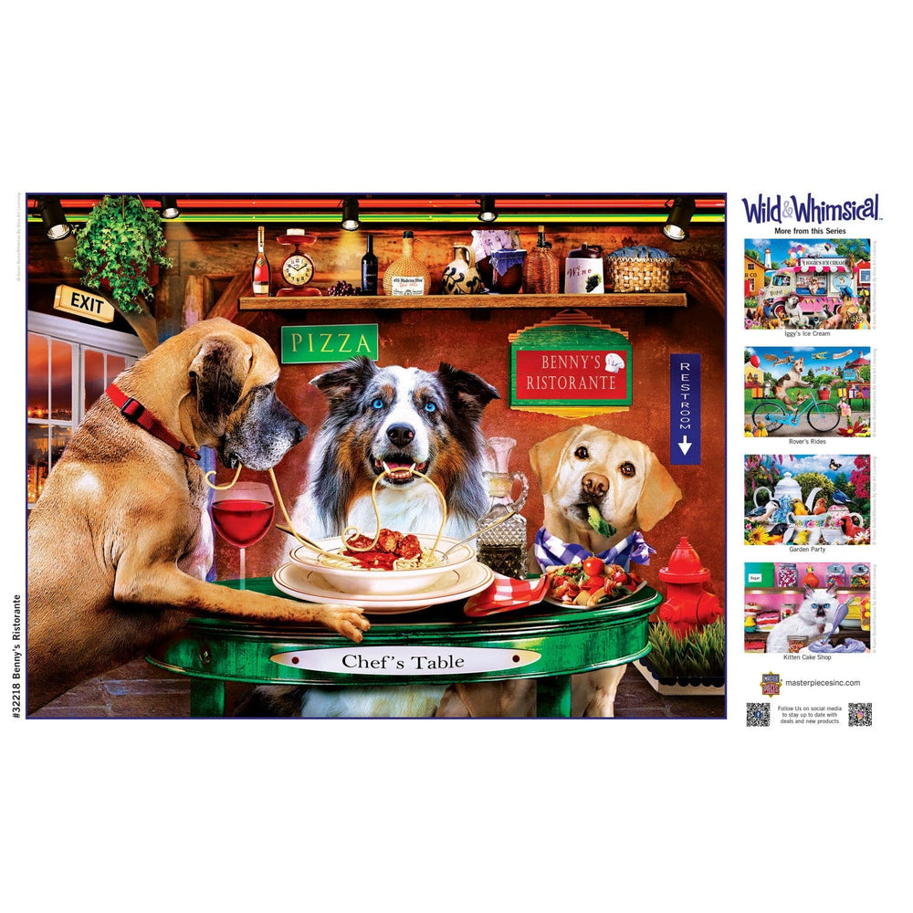 Wild & Whimsical - Benny's Ristorante 300 Piece EZ Grip Jigsaw Puzzle (ONLINE ORDER ONLY)