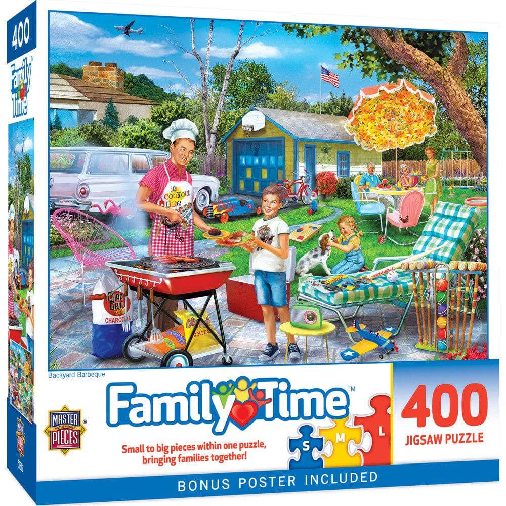 Family Time - Backyard Barbeque 400 Piece Jigsaw Puzzle (ONLINE ORDER ONLY)