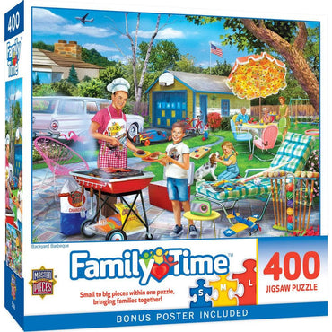 Family Time - Backyard Barbeque 400 Piece Jigsaw Puzzle (ONLINE ORDER ONLY)