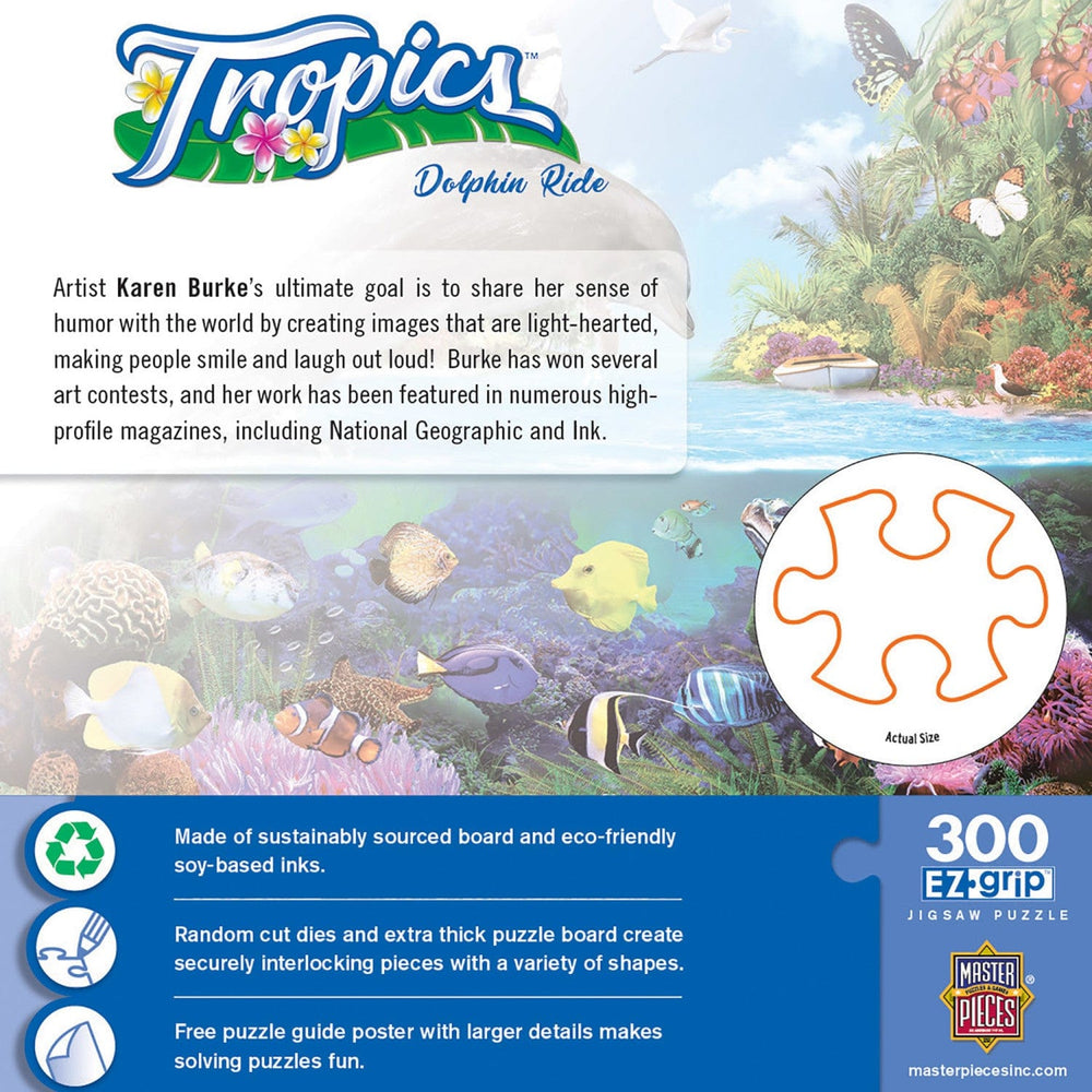 Tropics - Dolphin Ride 300 Piece EZ Grip Jigsaw Puzzle (ONLINE ORDER ONLY)