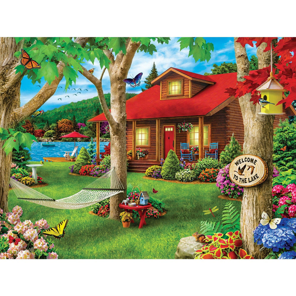 Lazy Days - Lakeside Retreat 750 Piece Jigsaw Puzzle (ONLINE ORDER ONLY)