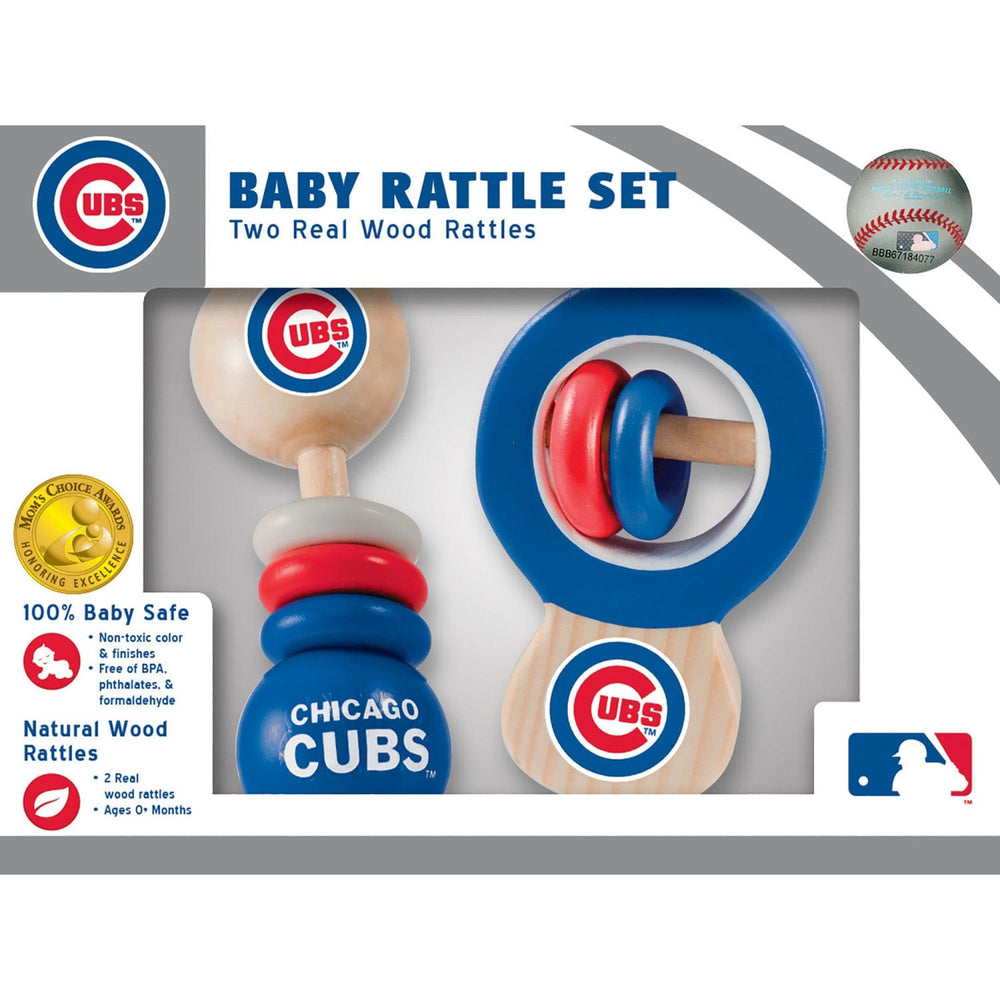 Chicago Cubs - Baby Rattles 2-Pack (ONLINE ORDER ONLY)