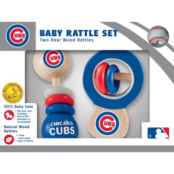 Chicago Cubs - Baby Rattles 2-Pack (ONLINE ORDER ONLY)