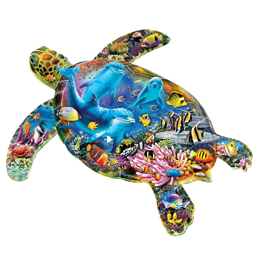 Shapes - Turtle Sailing 1000 Piece Shaped Jigsaw Puzzle (ONLINE ORDER ONLY)
