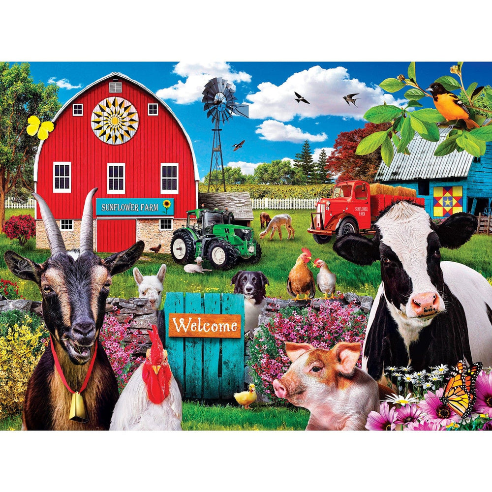Green Acres - Welcoming Committee 300 Piece EZ Grip Jigsaw Puzzle (ONLINE ORDER ONLY)