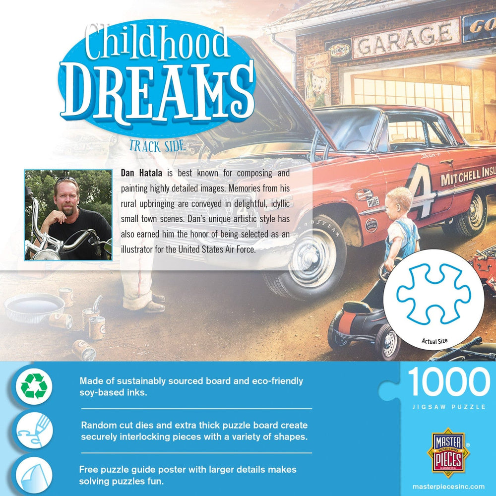 Childhood Dreams - Track Side 1000 Piece Jigsaw Puzzle (ONLINE ORDER ONLY)