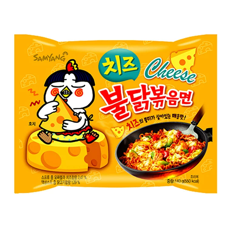 Buldak Spicy Chicken Cheese Ramen (140g)(South Korea) (ONLINE ORDER ONLY)