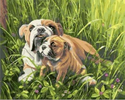 Bulldog with Puppy (ONLINE ORDER ONLY)