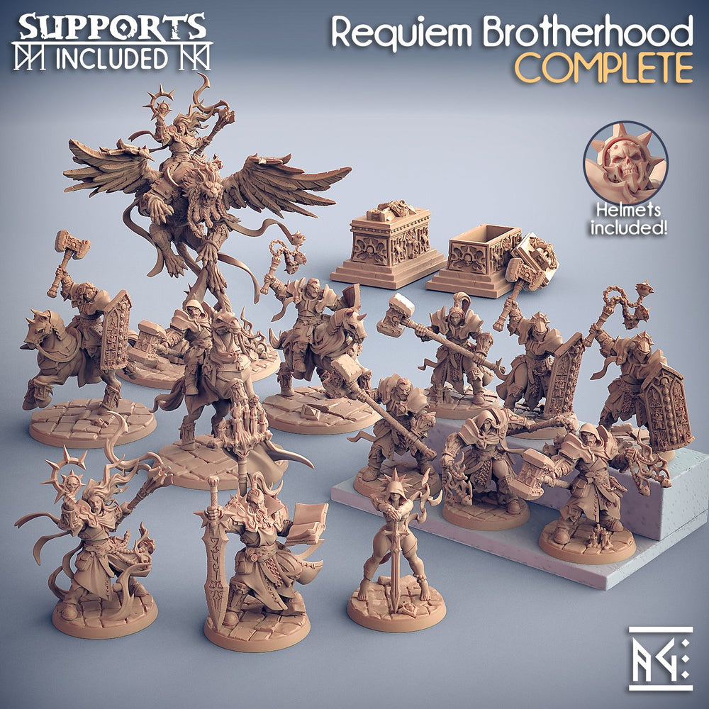 3D Printed Artisan Guild Solaria the Saint The Requien Brotherhood 28mm 32mm (Online Only)