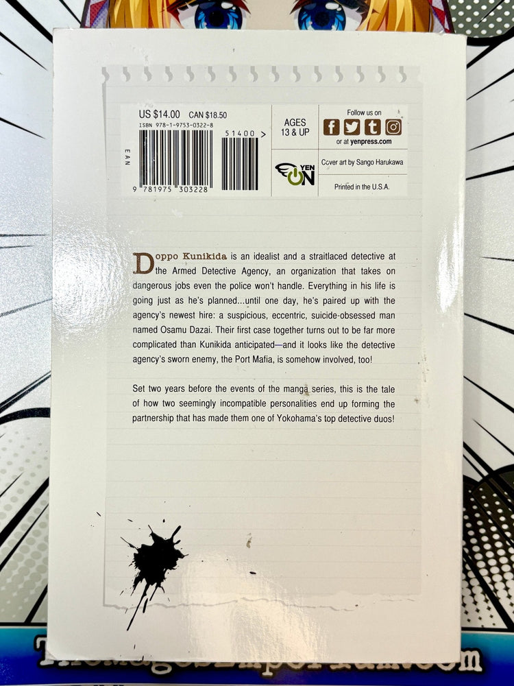 Bungo Stray Dogs Vol 1 Osamu Dazi's Entrance Exam Light Novel (Online Order Only)