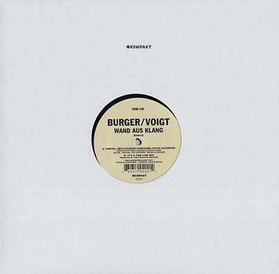BURGER/VOIGT - Wand Aus Klang Remixe [Vinyl] (ONLINE ORDER ONLY)