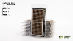 Gamers Grass | Grass Tuft | Small 6mm | Burned (ONLINE ORDER ONLY)