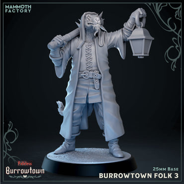 Burrowtown Folk: Sculpt 3 (Male Lupin Villager) (ONLINE ORDER ONLY)