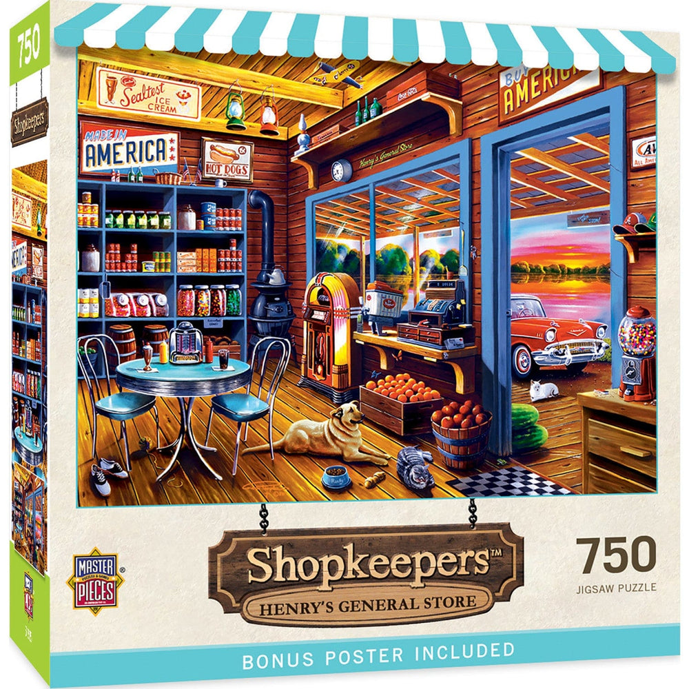 Shopkeepers - Henry's General Store 750 Piece Jigsaw Puzzle (ONLINE ORDER ONLY)