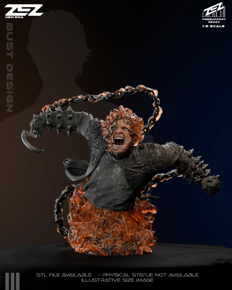 Ghost Rider - Marvel Comics  - 1:6 Scale, Bust (ONLINE ORDER ONLY)