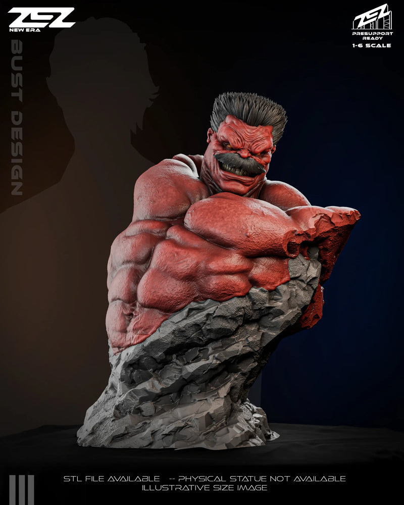 The Hulk - Marvel Comics - 1:6 Scale & Bust (ONLINE ORDER ONLY)