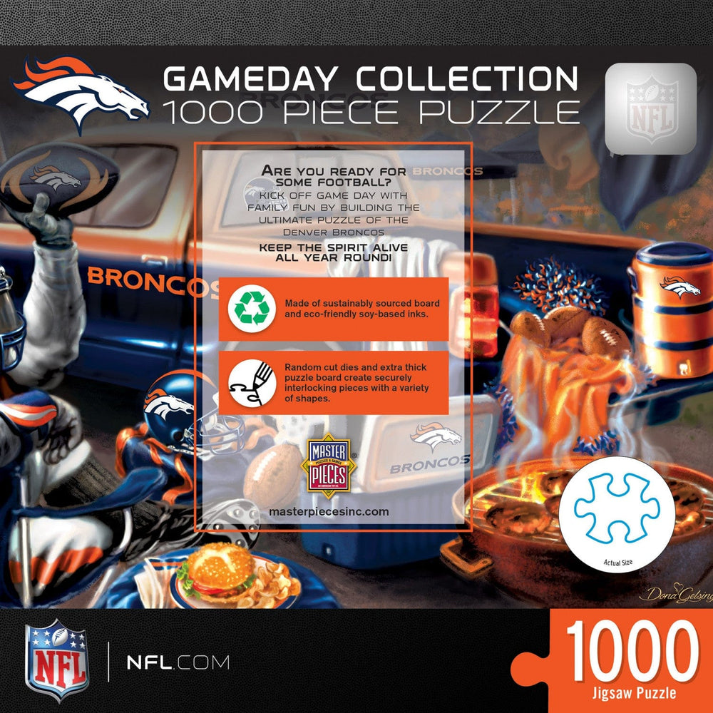 Denver Broncos - Gameday 1000 Piece Jigsaw Puzzle (ONLINE ORDER ONLY)
