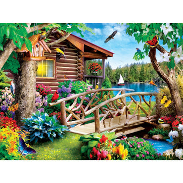 Memory Lane - Cabin Crossing 300 Piece EZ Grip Jigsaw Puzzle (ONLINE ORDER ONLY)
