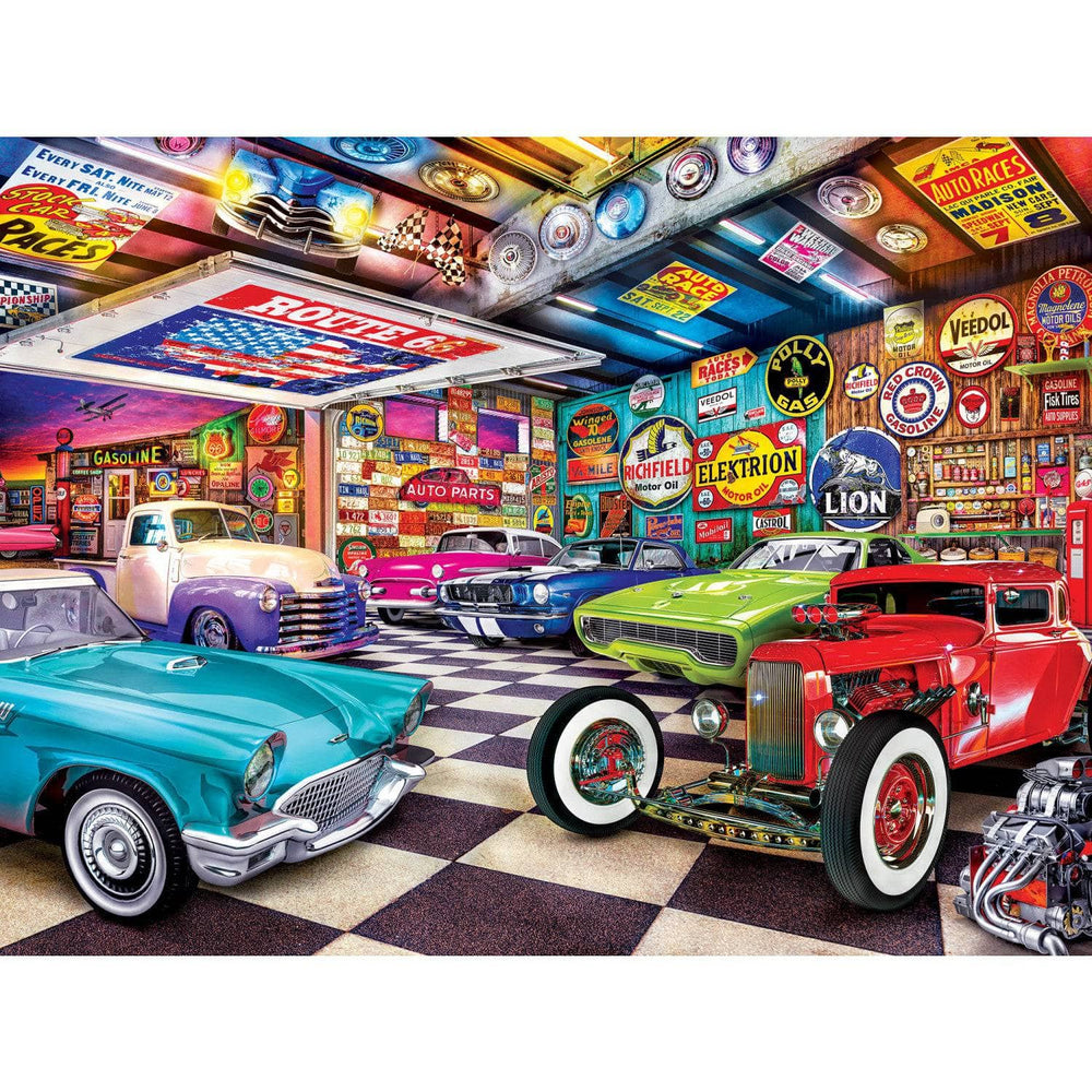 Wheels - Collector's Garage 750 Piece Jigsaw Puzzle (ONLINE ORDER ONLY)