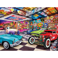 Wheels - Collector's Garage 750 Piece Jigsaw Puzzle (ONLINE ORDER ONLY)