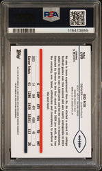 Graded 2024 Topps Chrome Bo Nix #206 Rookie RC Football Card PSA 9 Mint (ONLINE ORDER ONLY)