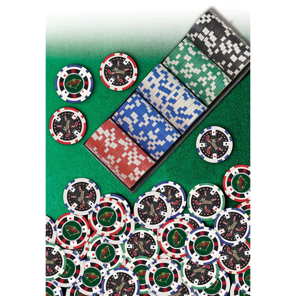 Minnesota Wild 100 Piece Poker Chips (ONLINE ORDER ONLY)