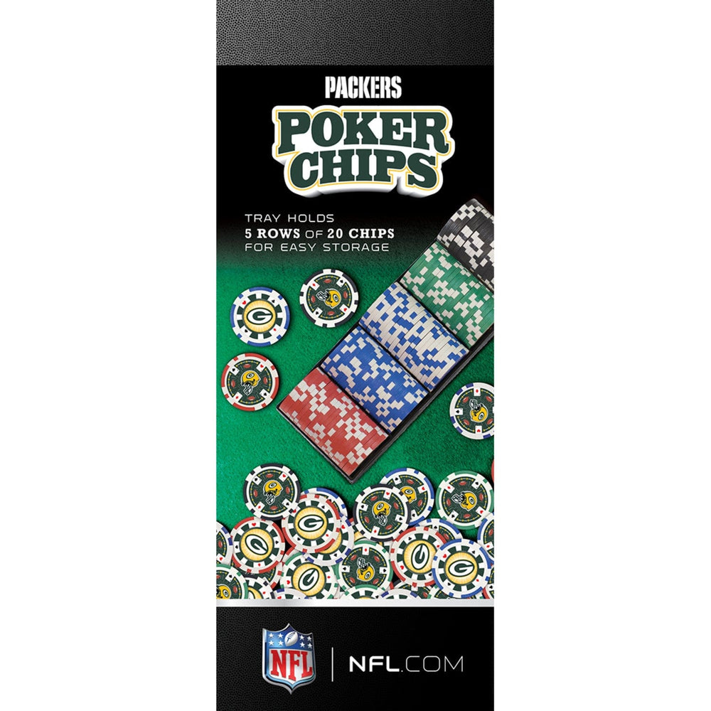 Green Bay Packers 100 Piece Poker Chips (ONLINE ORDER ONLY)