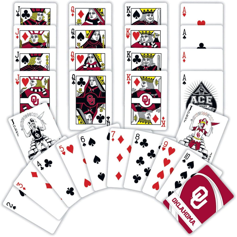 Oklahoma Sooners Playing Cards - 54 Card Deck (ONLINE ORDER ONLY)