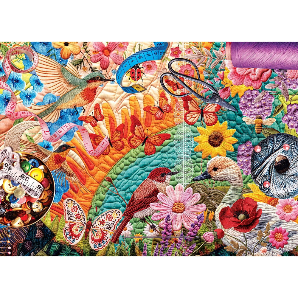 Quilted - Flight of Creativity 1000 Piece Jigsaw Puzzle (ONLINE ORDER ONLY)
