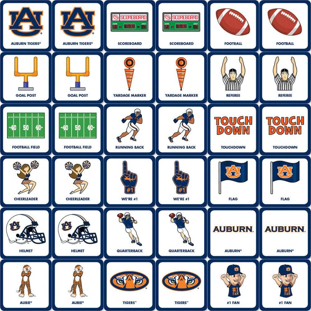 Auburn Tigers Matching Game (ONLINE ORDER ONLY)