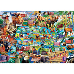 Signature Collection - USA National Parks 3000 Piece Jigsaw Puzzle - Flawed (ONLINE ORDER ONLY)