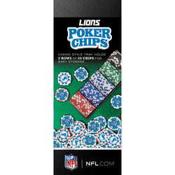 Detroit Lions 100 Piece Poker Chips (ONLINE ORDER ONLY)
