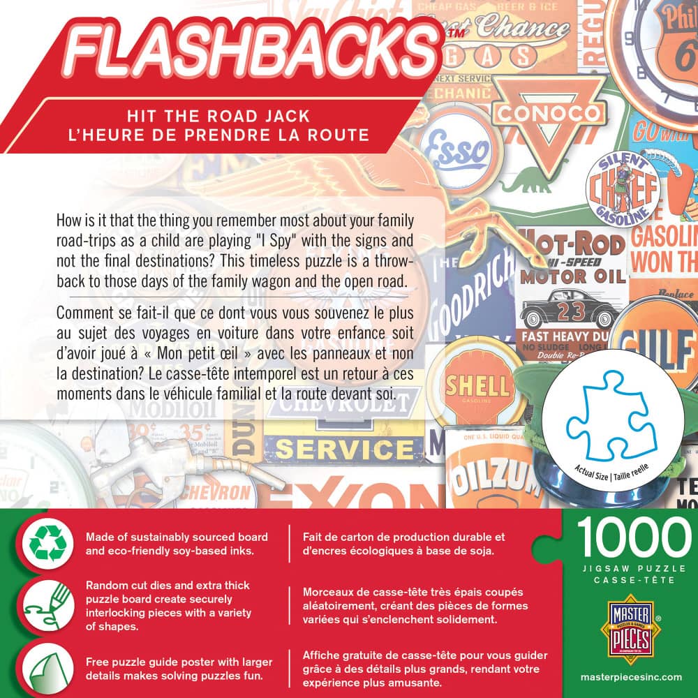 Flashbacks - Hit the Road Jack 1000 Piece Jigsaw Puzzle