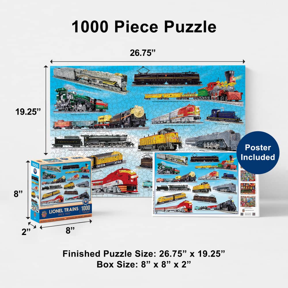 Lionel Trains - Best in Class 1000 Piece Jigsaw Puzzle