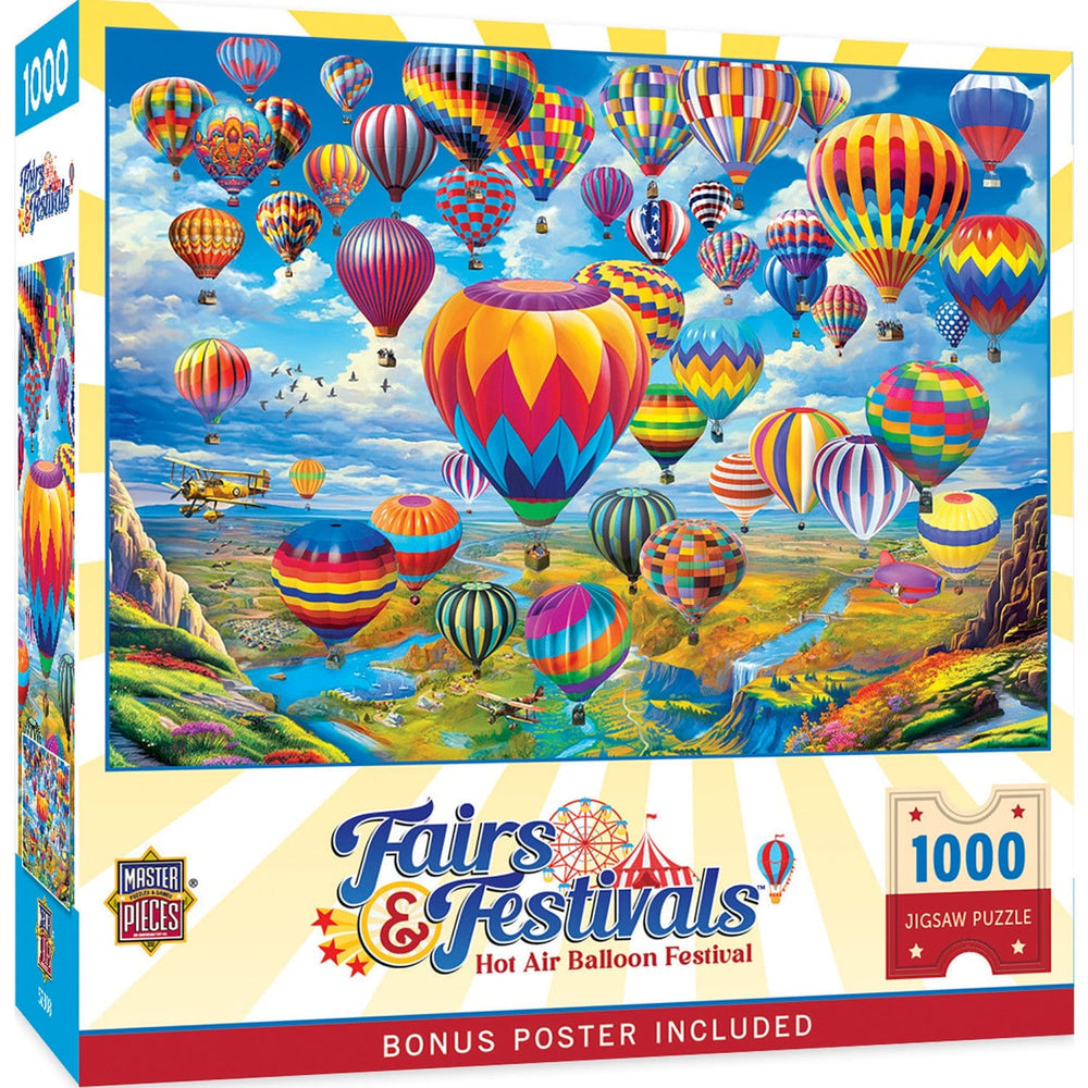 Fairs & Festivals - Hot Air Balloon Festival 1000 Piece Jigsaw Puzzle (ONLINE ORDER ONLY)