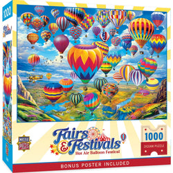 Fairs & Festivals - Hot Air Balloon Festival 1000 Piece Jigsaw Puzzle (ONLINE ORDER ONLY)