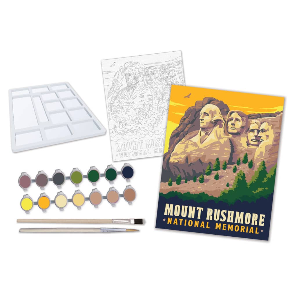 National Memorial - Mount Rushmore Paint by Number (ONLINE ORDER ONLY)