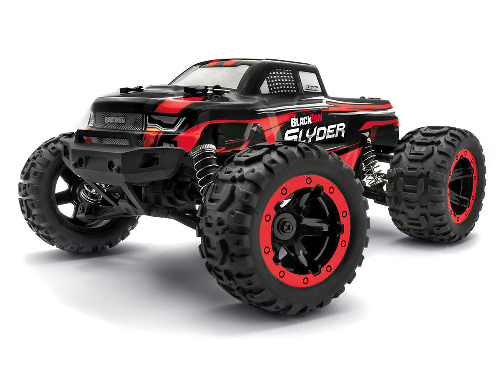 BlackZon Slyder MT 1/16 4WD Electric Monster Truck - Red (ONLINE ORDER ONLY)