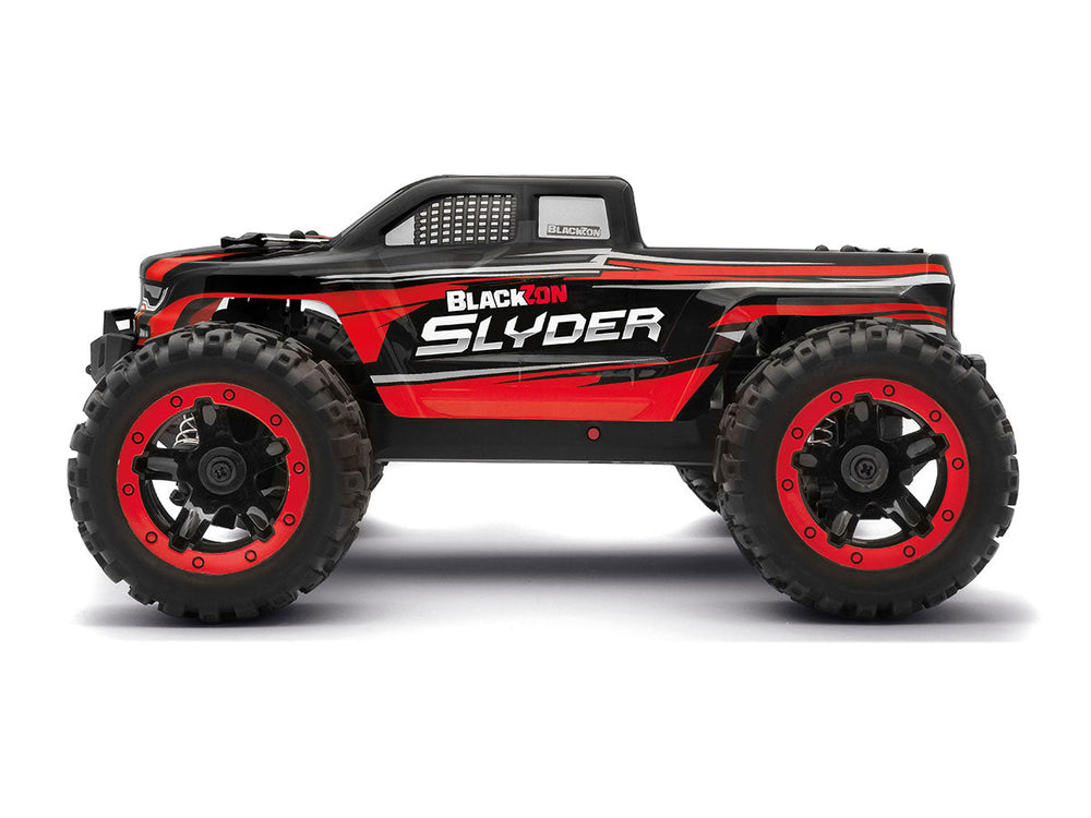 BlackZon Slyder MT 1/16 4WD Electric Monster Truck - Red (ONLINE ORDER ONLY)