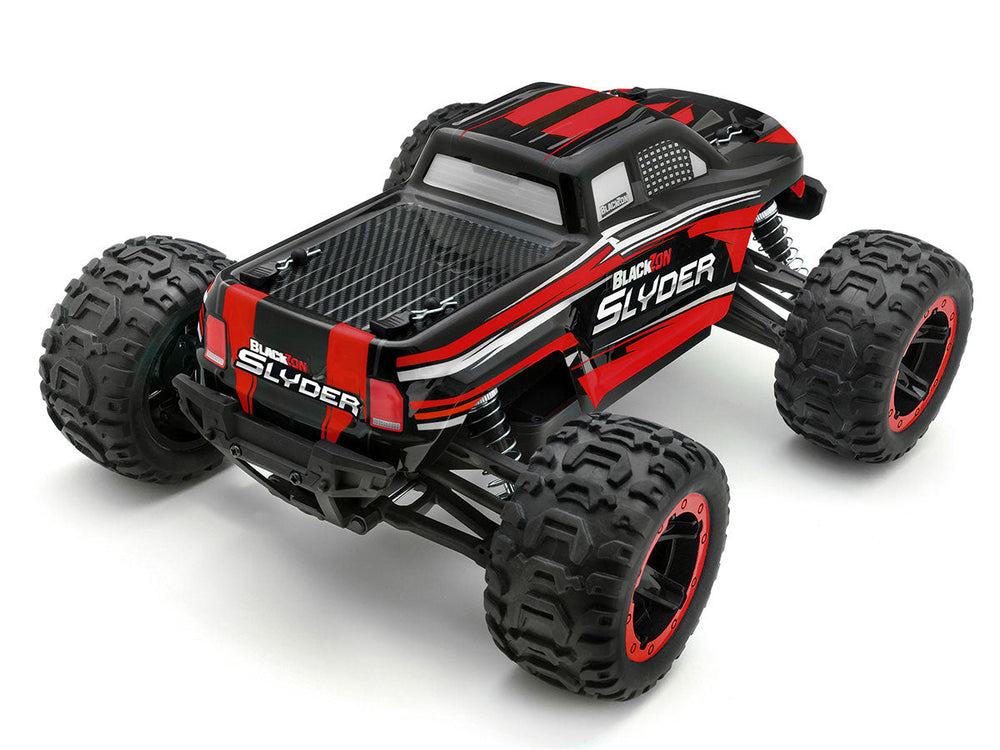 BlackZon Slyder MT 1/16 4WD Electric Monster Truck - Red (ONLINE ORDER ONLY)