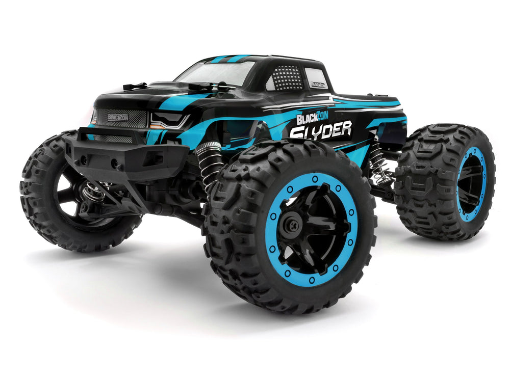 BlackZon Slyder 1/16th RTR 4WD Electric Monster Truck Blue (ONLINE ORDER ONLY)